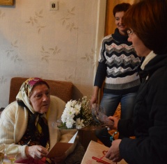 С 90-летием поздравили труженицу тыла